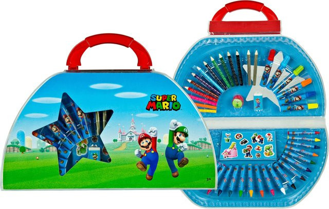 UNDERCOVER Super Mario Malkoffer 51-teiliges Set - Bild 1