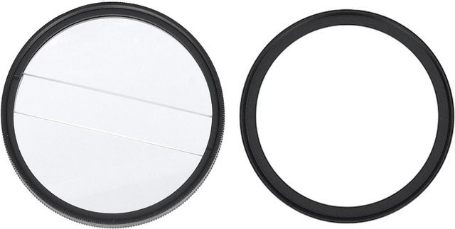 Koogeelife Doppelter Split Diopter Filter Glas in Weiß für spiegellose Kameras, 62mm, Spezialeffektfilter für Unschärfe-Effekte - Bild 1