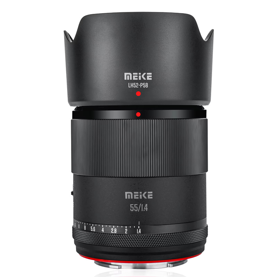 Meike 55mm F1.4 APS-C Autofokus-Porträtobjektiv für Sony E, Fuji X und Nikon Z-Mount in Schwarz - Bild 3