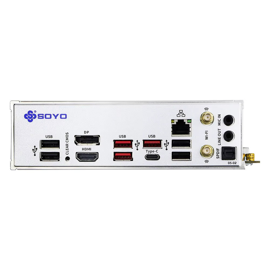 SOYO B650ITX Mini-ITX Mainboard für AMD Ryzen AM5 Prozessoren, unterstützt DDR5, PCIe 5.0 x16, PCIe 4.0 x4 M.2 und WIFI6 - Bild 2
