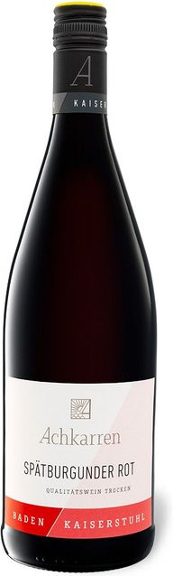 Winzergenossenschaft Achkarren Kaiserstuhl Spätburgunder trocken Rotwein 2023 1,0 l - Bild 1