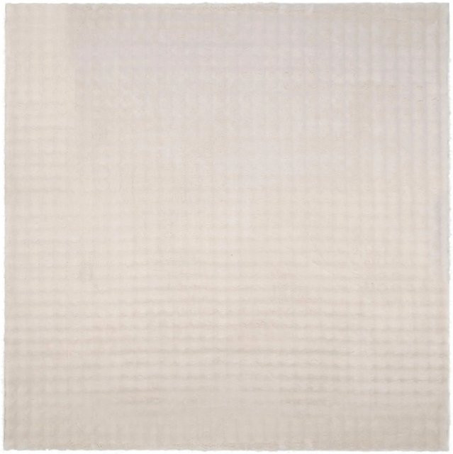 vidaXL Bereichsteppich SIROLO quadratisch, Beige, B/T: 200 x 200 cm, aus Polyester, rutschfest und waschbar - Bild 1