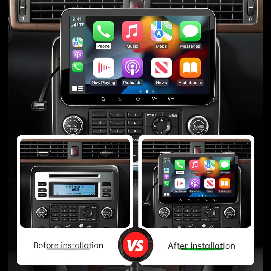Icreative Universal 1Din Auto Radio mit 7 Zoll Touchscreen, Multimedia Player mit Wired Carplay, Android Auto, Wifi und Spiegel Link, Schwarz, Multicolour - Bild 2
