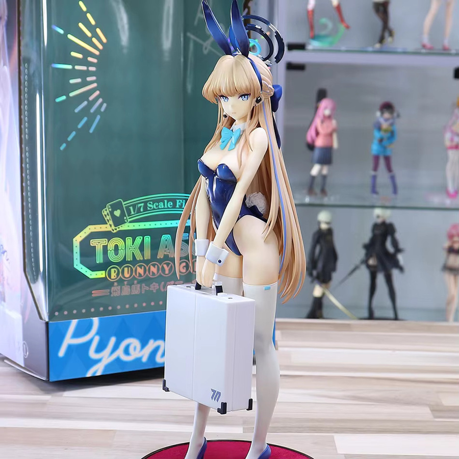 Bandai Anime Figur Asuma Toki Bunny Girl Modell in Blau und Multicolor als Sammlerstück und Dekoration - Bild 5