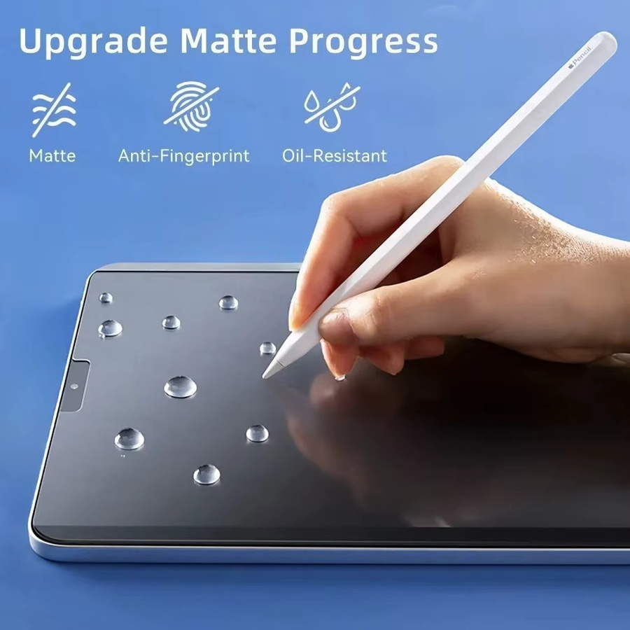 Magnetische Papiergefühlsfolie für Apple iPad Air 11/13 M3 M2 und iPad Pro 12.9 sowie iPad Mini 4 5 6 als Displayschutzfolie in Transparent - Bild 2