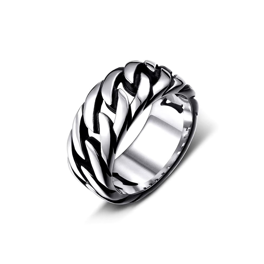 TOGA PULLA Ringe, Edelstahl, Silber, Punk, Unisex - Bild 2