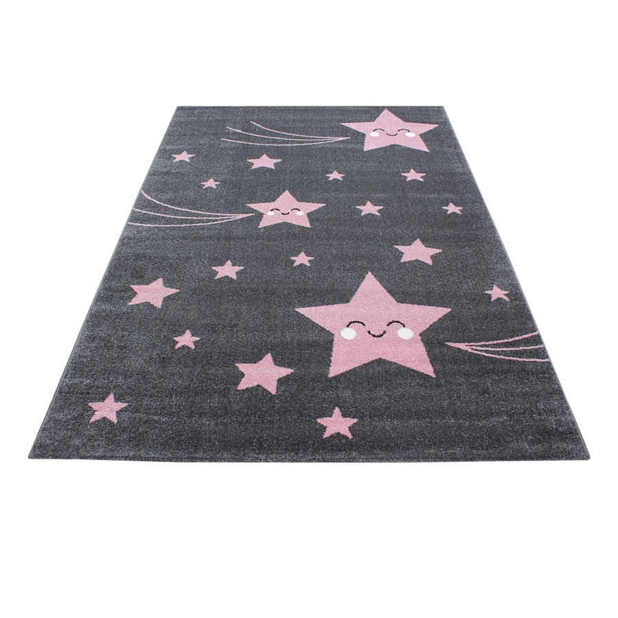 Ayyildiz Kinderteppich Kids Pink/Grau aus Synthetikfasern B/L: 160 x 230 cm - Bild 6