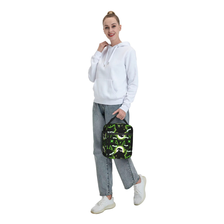 Potdemiel Skellingtones Skull Isolierte Lunchtasche Oogie Boogie, auslaufsichere Thermo-Bento-Box für Picknicks, Unisex - Bild 5