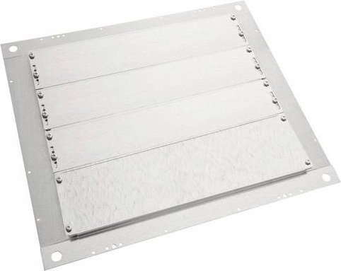 Hager Bodenblech M-BB6060 aus Stahl in Silber, B: 60 cm, H: 1,4 cm, 4 Teile - Bild 1