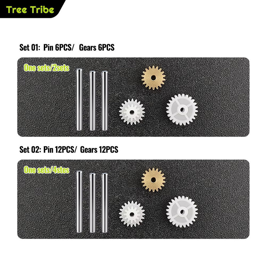 Tree Tribe Extruder-Upgrade-Zahnräder für BMCU 370C DM PRO Mehrfarbendruck kompatibel mit A1 Mini - Bild 3