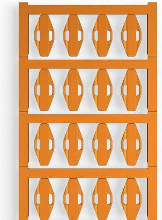 Weidmüller SFX 10/23 MC NE OR V2 Kabelmarkierungssystem in Orange, 160 Stück - Bild 1