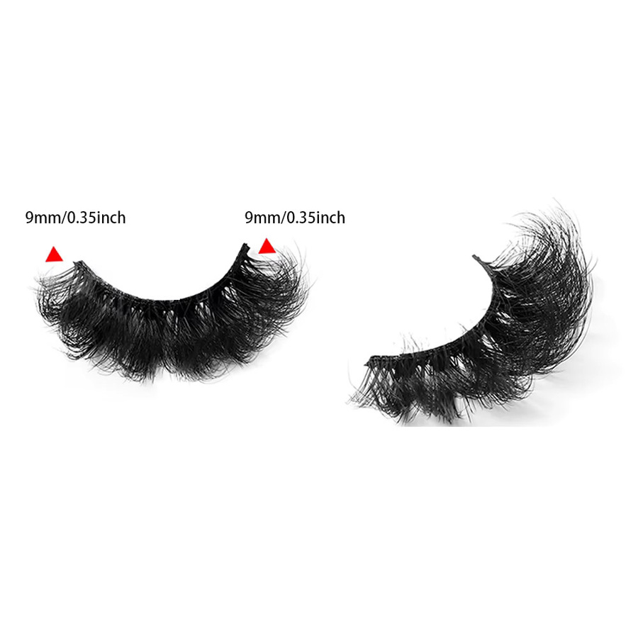 JIEFUXIN Faux Nerz Wimpern, Black, 5 Paar, Unisex - Bild 4