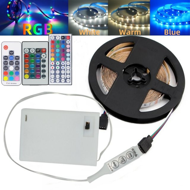 GAHADA RGBW LED Streifen für TV Hintergrundbeleuchtung, Warmweiß und Multicolour, 5V, 60 LEDs/m, IP20, zuschneidbar - Bild 1