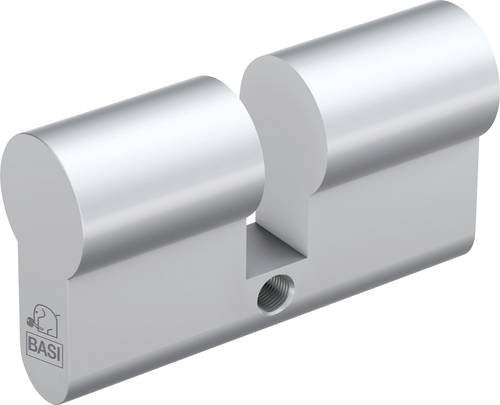 BASI Profil-Blindzylinder 5990-0000 aus Messing in Silber, B/T: 30 x 30 mm - Bild 1