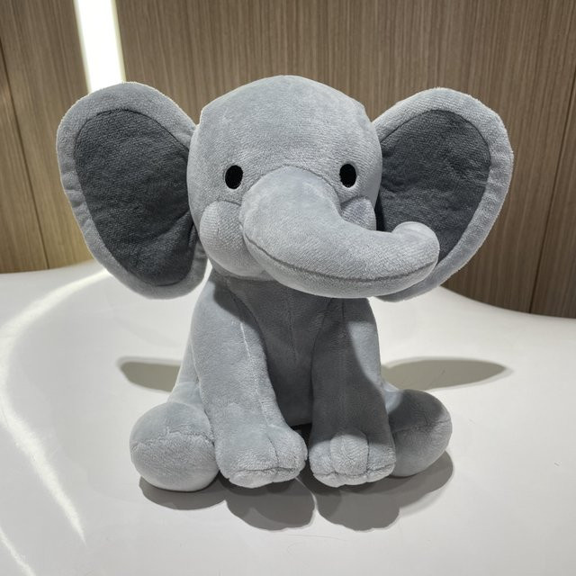 Yiran toy Elefant Plüschtier, Grau Rosa, ab 2 Jahren - Bild 1
