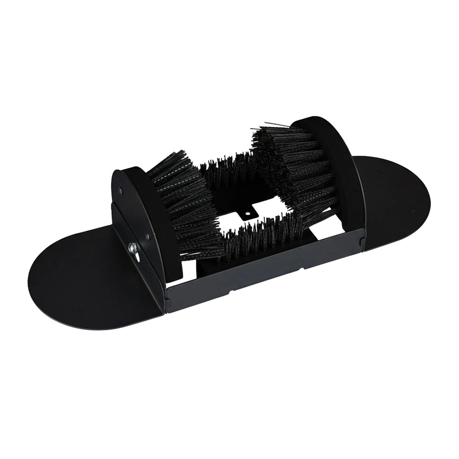Rutschfestes Schuhabstreifer aus Holz von Relaxdays in Schwarz, B/T/H: 23 x 11,5 x 15 cm - Bild 2