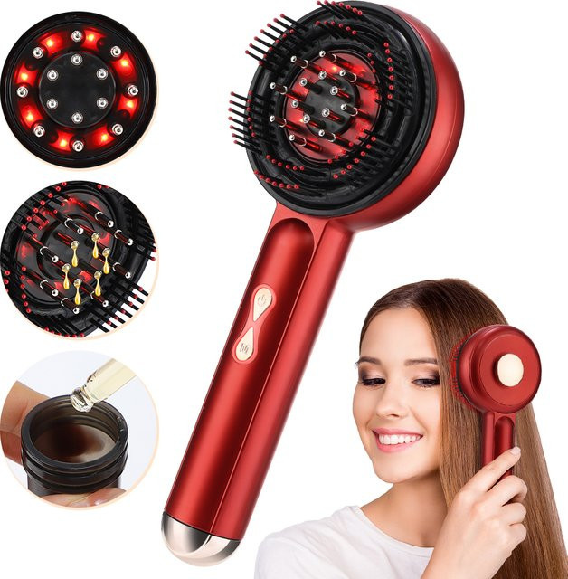 Hailicare Elektrischer Kopfmassage Kamm, Unisex, Rotlicht-Therapie - Bild 1