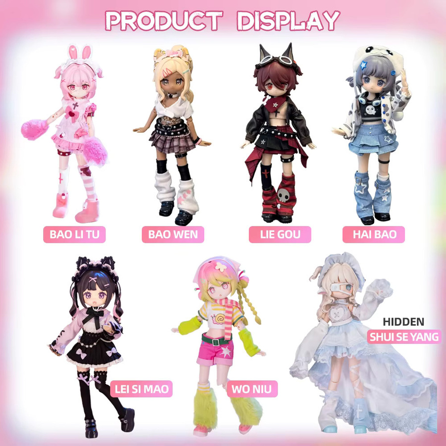 Freedom Claim Elektronische Niedliche Haustier BJD Blind Box Actionfigur, mit beweglichen Gelenken - Bild 2