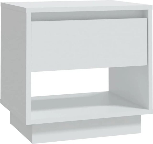 vidaXL Nachttisch in Weiß aus Holzwerkstoff für dein Schlafzimmer, B/T/H: 45 x 34 x 44 cm - Bild 1
