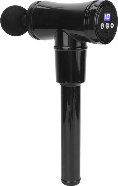 OutsideWorld Handheld Tiefengewebemassagegerät mit 32 einstellbaren Gängen in Schwarz - Bild 1