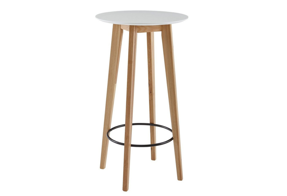 moebelfaktor Stehtisch Ulbjerg Bistrotisch rund schwarz Durchmesser: 60 cm - Bild 1
