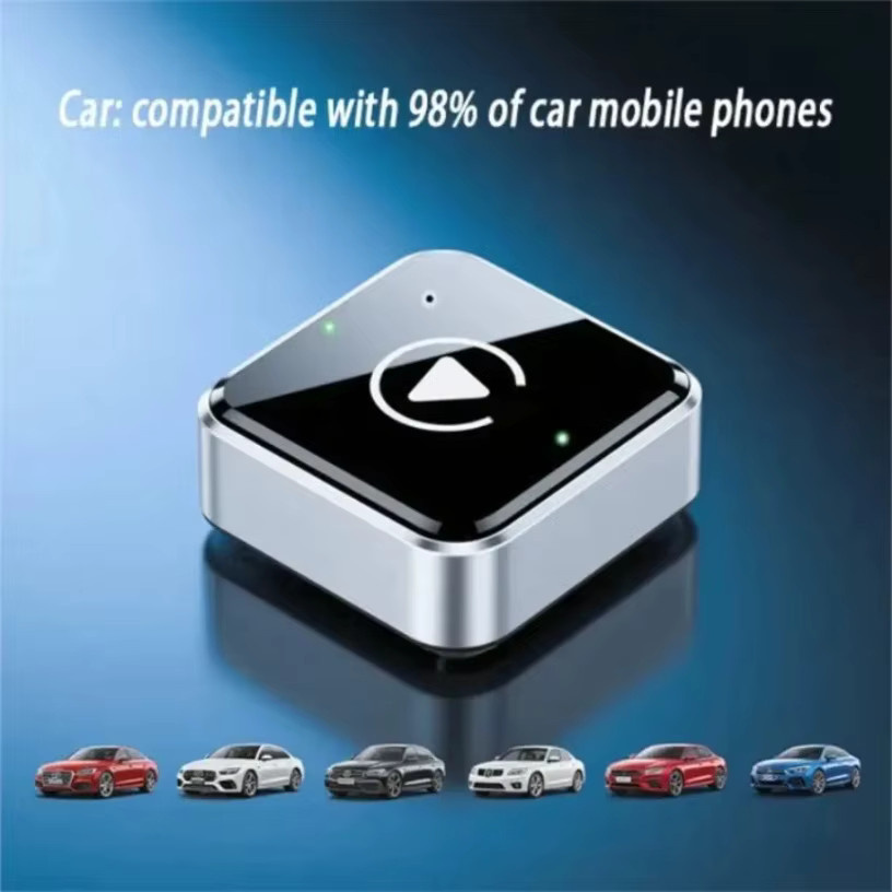 VIKEFON Kabelloser CarPlay und Android Auto Adapter, universeller Plug-and-Play USB-Dongle in Schwarz - Bild 5