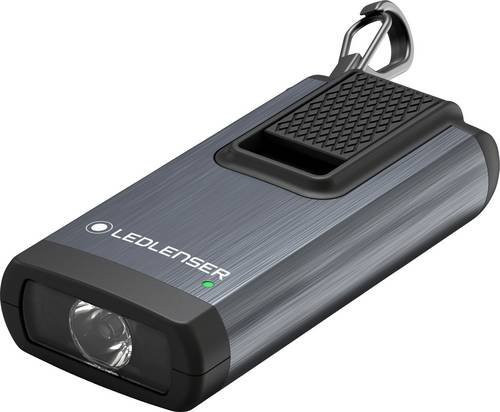 Ledlenser K6R LED Schlüsselanhänger-Leuchte in Grau, akkubetrieben mit USB-Schnittstelle und 400 lm - Bild 1