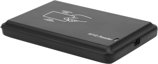 Fishine Ausweisleser 125Khz mit USB 2.0 Schnittstelle, Schwarz, Erfassungsbereich 3-8 cm - Bild 1