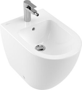 Villeroy & Boch Stand-Bidet Subway 2.0 in Weiß mit 1 Hahnloch und Überlauf, B/T: 37 x 56 cm - Bild 1