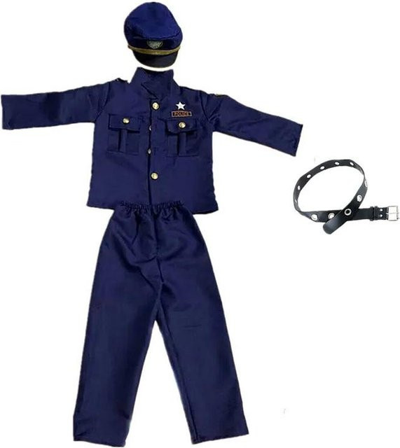 America Polizei Kostüm, Polizisten Kostüm Set, ab 3 Jahren - Bild 1
