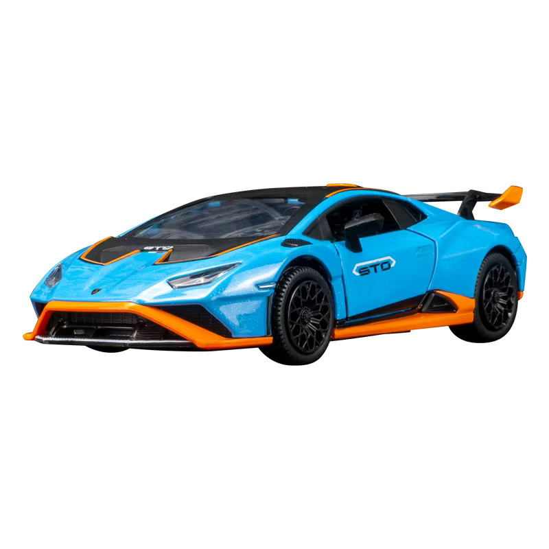 CCA Lamborghini Huracán STO Modellauto, 1:32, Metall, Blau - Bild 3