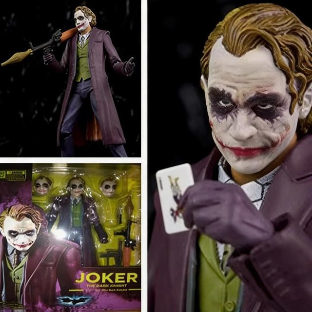 PRELEXT Joker The Dark Knight Actionfigur, 15cm, grau, ab 14 Jahren - Bild 1