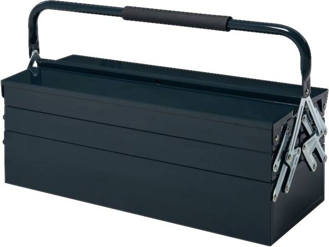 DURHAND Werkzeugkoffer aus Stahl in Grün, B/T/H: 57,0 x 41,0 x 21,0 cm - Bild 1