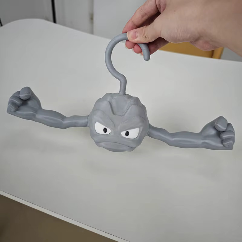 Bandai Pokemon Geodude Actionfigur, Kleiderbügel, 3D-Druck - Bild 2