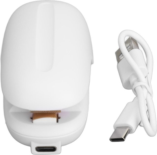 GoolRC Mini Beutelversiegler Tragbar USB Wiederaufladbar in Weiß - Bild 1