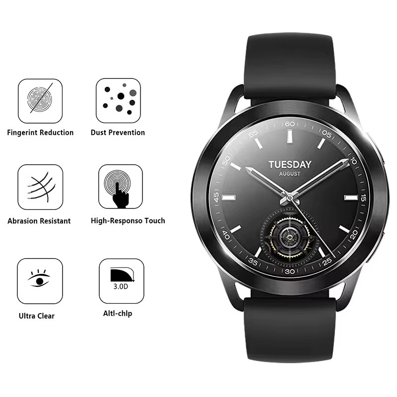 Xiaomi Schutzfolie Glas, Xiaomi Uhr S3 S4 Smartwatch Zubehör - Bild 3