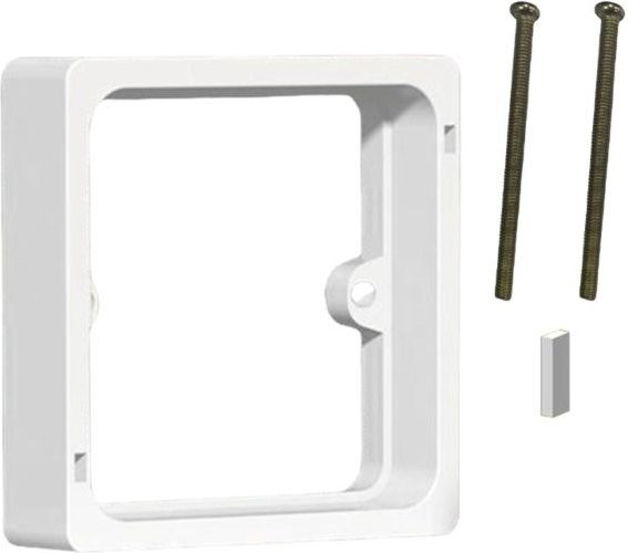 OOTDTY Steckdosenerweiterung Single-Gang Outlet Box Extender aus Kunststoff in Weiß - Bild 1