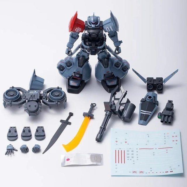 Yiran toy 1 Gouf Flugtyp Actionfiguren Bausatz 1/144 Blau - Bild 1