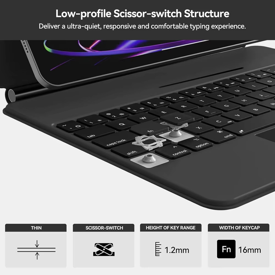 Apple Magic Keyboard für iPad in Schwarz - Bild 5