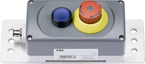 ABB JSD-COM.-E-R-2 Not-Aus/Not-Halt-Taster in Grau mit Schutzart IP65 - Bild 1
