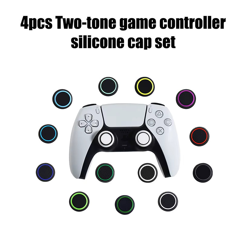 SAFENH Silikon-Controller-Daumengriffkappen in Schwarz, 4 Stück, universell passend für die meisten Game-Controller - Bild 4