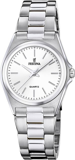 Festina Armbanduhr, Quarz, Edelstahl, Silber, 31 mm, Damen - Bild 1