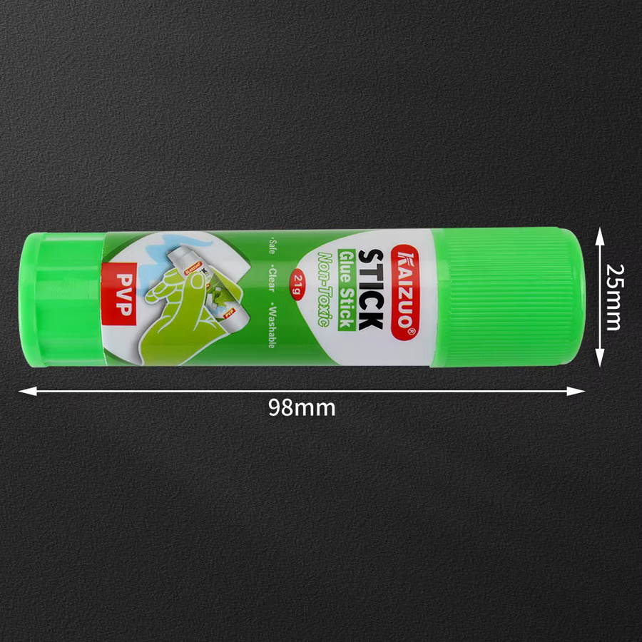 Toaiot Klebestift für 3D-Drucker-Hotbeds, ungiftig und waschbar, Grün, 24 x 98 mm, 21 g - Bild 2