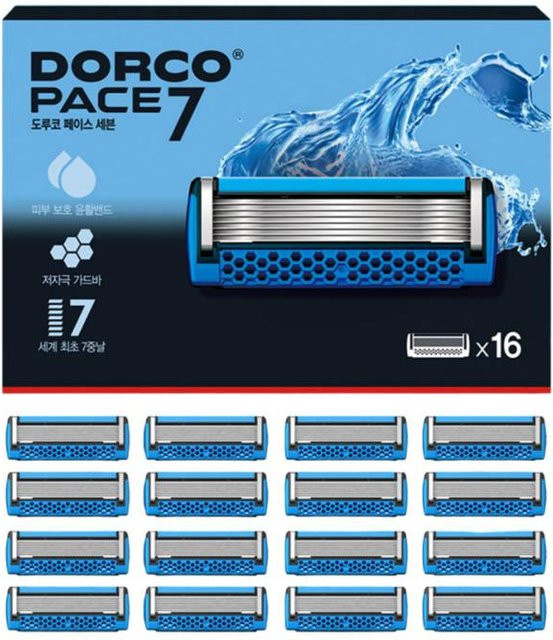 DORCO PACE7 Rasierklingen, 16 Stück, Unisex - Bild 1
