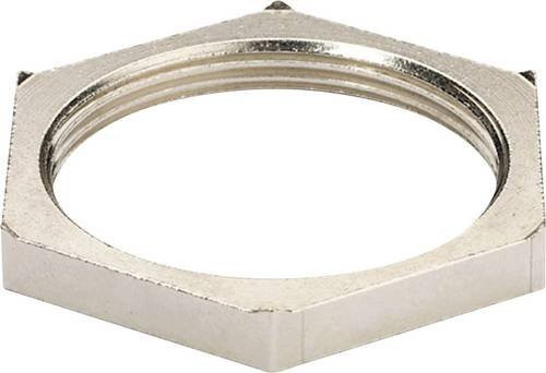 WISKA Gegenmutter EMV M75x1,5 GEMV-M75 Sechskant aus vernickeltem Messing in Silber - Bild 1