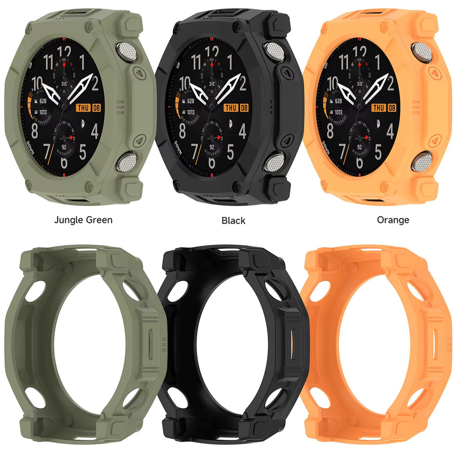 FancyWrist TPU-Hülle für Huami Amazfit T-Rex Ultra 2, Schwarz, Unisex - Bild 5