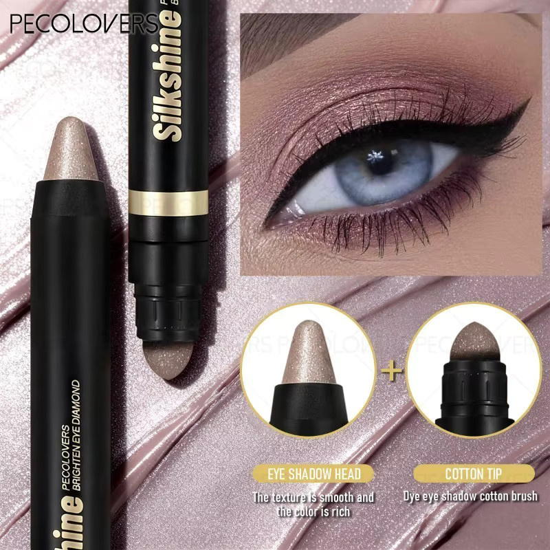 PECOLOVERS Doppelseitiger Lidschattenstift und Augen-Highlighter, Unisex - Bild 4