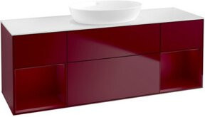 V&B Waschtischunterschrank Finion in Weiß, lackiert, Breite: 160 cm, Höhe: 50,1 cm, Tiefe: 50,1 cm - Bild 1