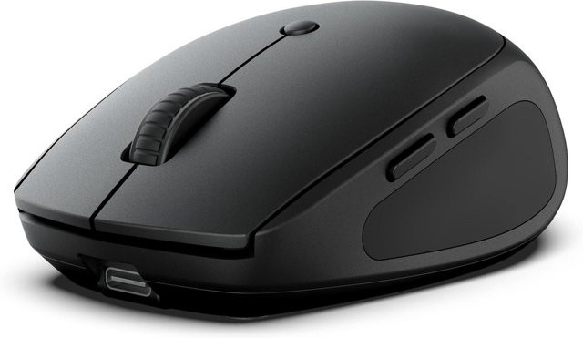 JLAB Go Charge Maus in Schwarz mit Bluetooth und USB-A Anschluss - Bild 1