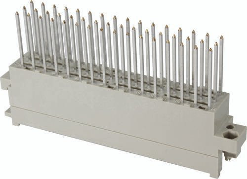 HARTING Messerleiste 09060482963 aus Messing in Grau mit 3 Reihen - Bild 1